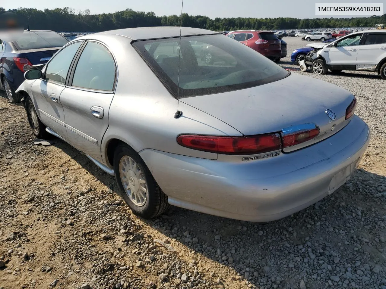 1999 Mercury Sable Ls VIN: 1MEFM53S9XA618283 Lot: 68918454