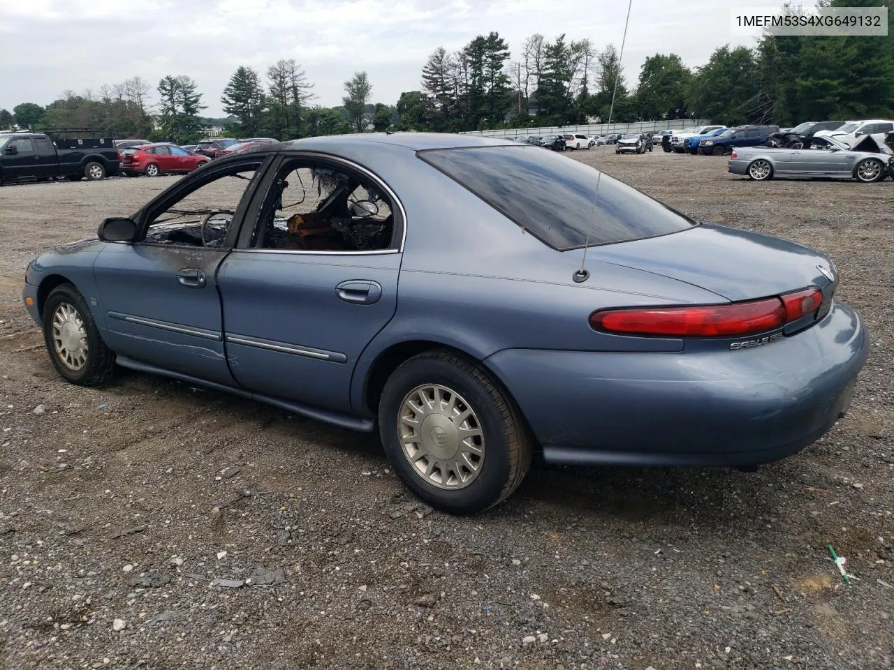 1999 Mercury Sable Ls VIN: 1MEFM53S4XG649132 Lot: 70168934