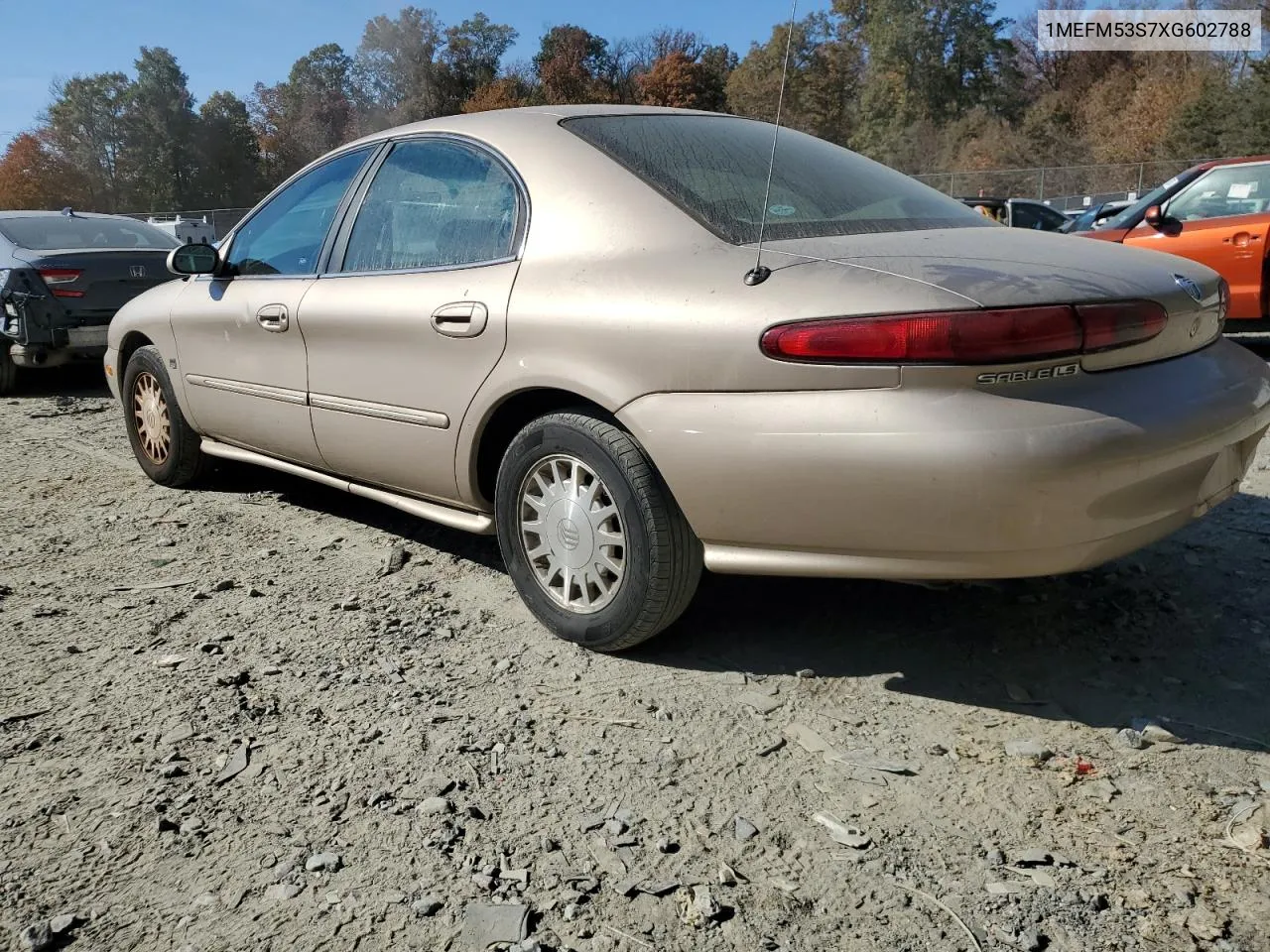 1999 Mercury Sable Ls VIN: 1MEFM53S7XG602788 Lot: 76894294