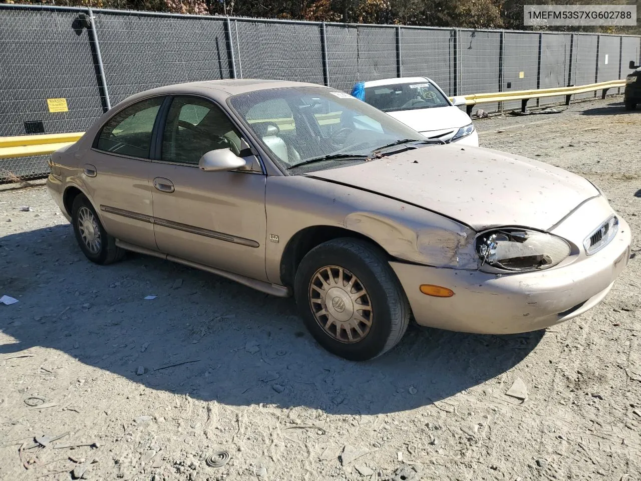 1999 Mercury Sable Ls VIN: 1MEFM53S7XG602788 Lot: 76894294