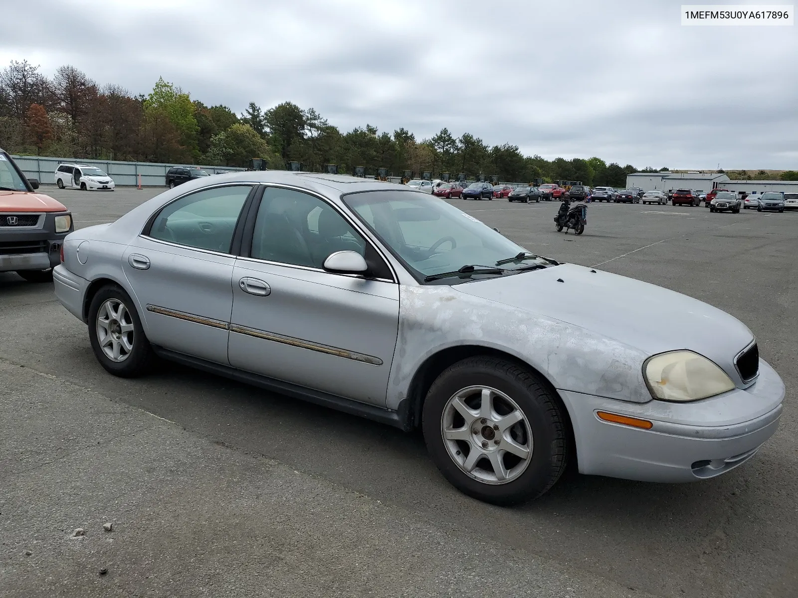 2000 Mercury Sable Ls VIN: 1MEFM53U0YA617896 Lot: 55625994