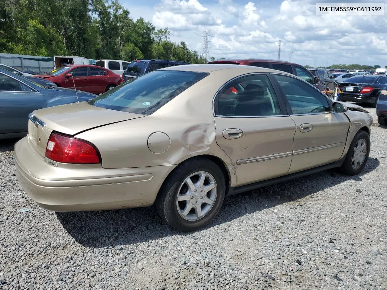 2000 Mercury Sable Ls Premium VIN: 1MEFM55S9YG611992 Lot: 64619034