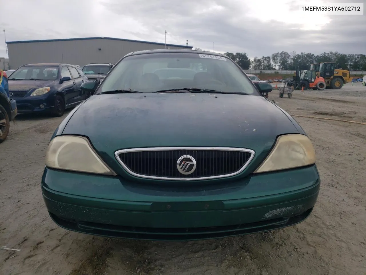 2000 Mercury Sable Ls VIN: 1MEFM53S1YA602712 Lot: 65767904