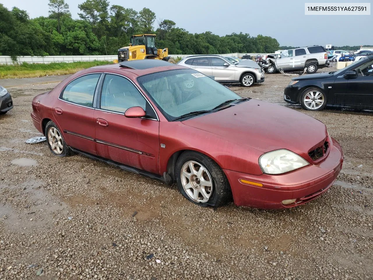 2000 Mercury Sable Ls Premium VIN: 1MEFM55S1YA627591 Lot: 65898644