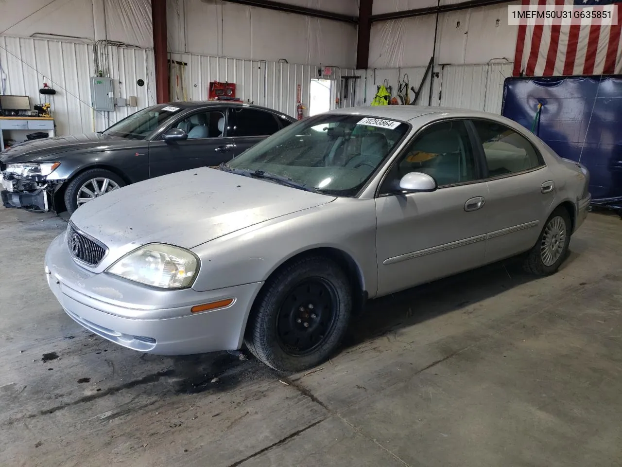 2001 Mercury Sable Gs VIN: 1MEFM50U31G635851 Lot: 70293864