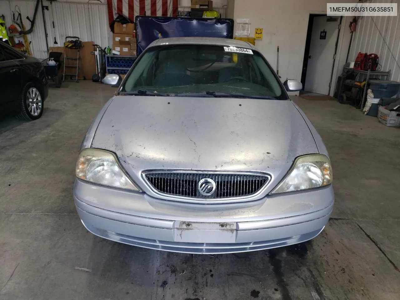 2001 Mercury Sable Gs VIN: 1MEFM50U31G635851 Lot: 70293864