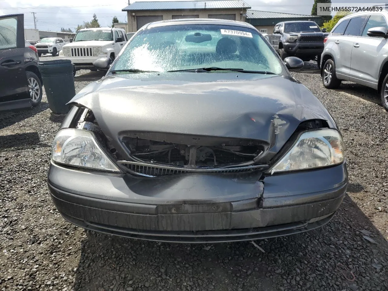 2002 Mercury Sable Ls Premium VIN: 1MEHM55S72A646839 Lot: 67370994