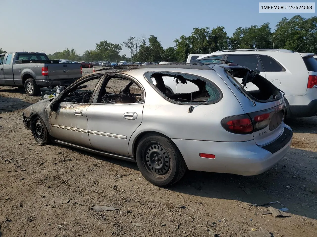 2002 Mercury Sable Gs VIN: 1MEFM58U12G624563 Lot: 68440994