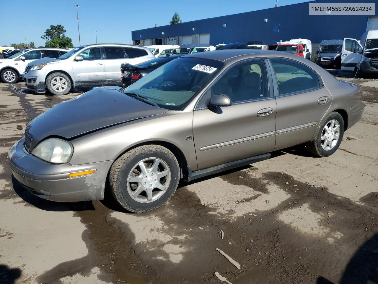 2002 Mercury Sable Ls Premium VIN: 1MEFM55S72A624234 Lot: 73710224