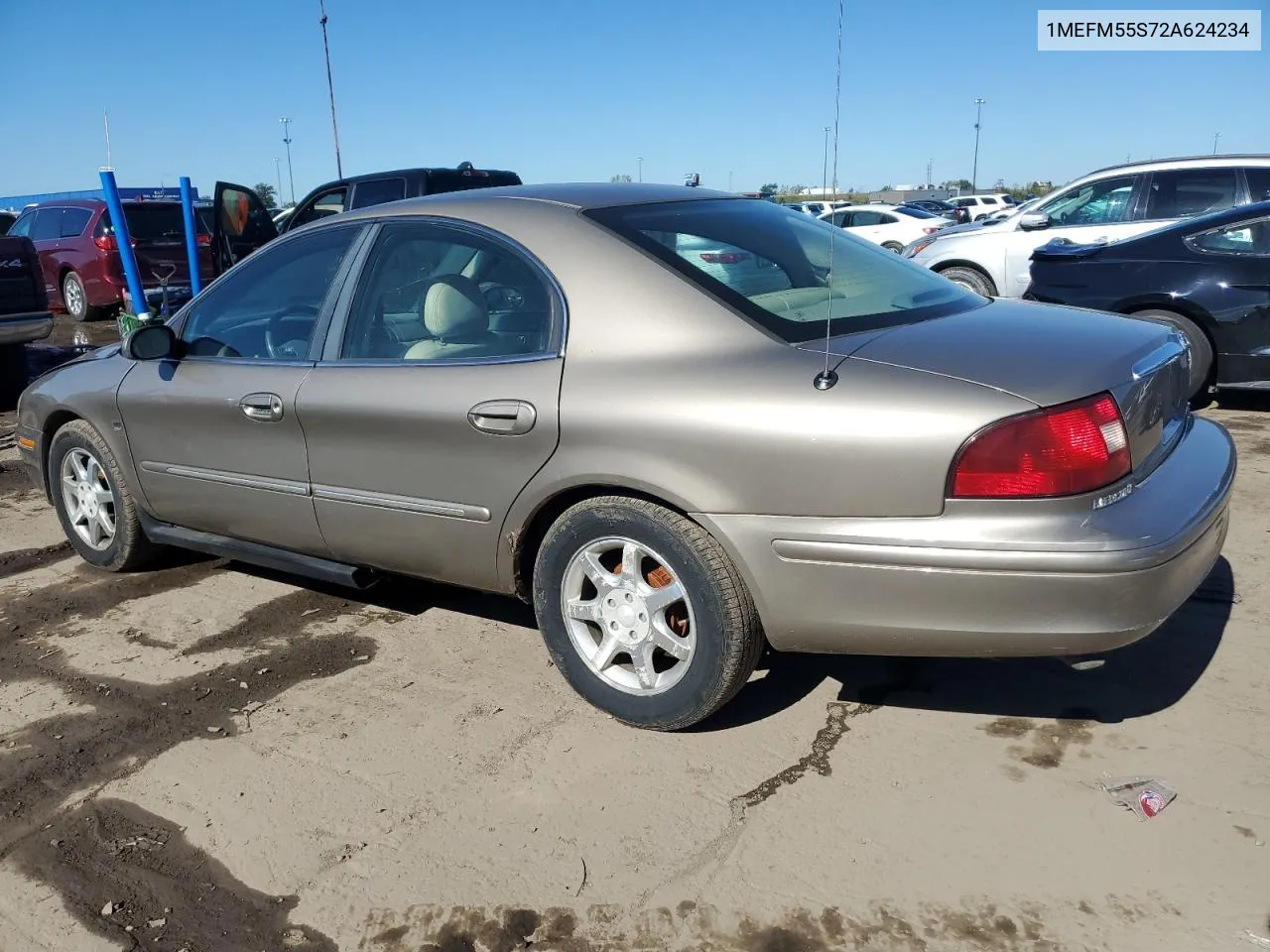 2002 Mercury Sable Ls Premium VIN: 1MEFM55S72A624234 Lot: 73710224