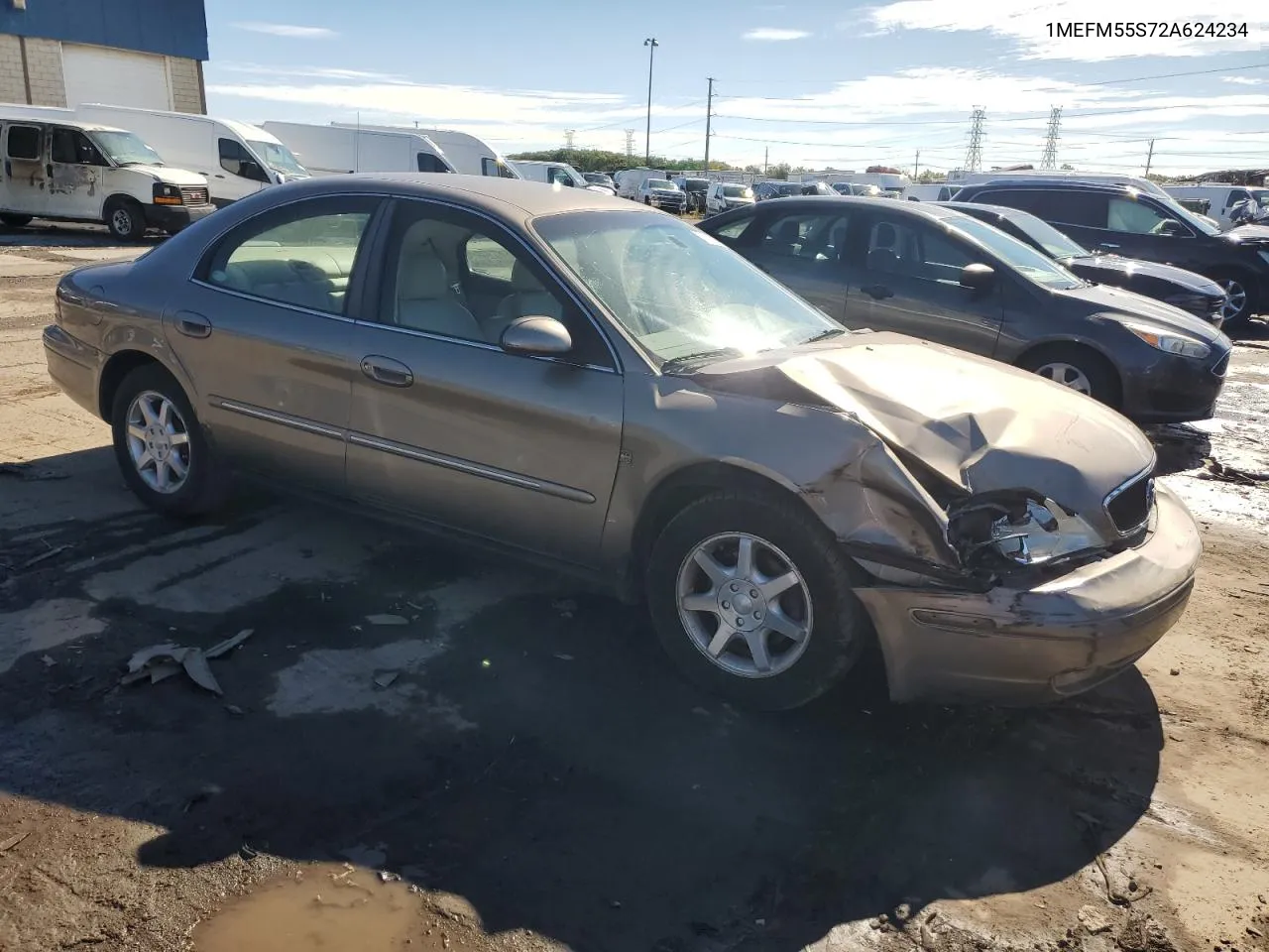 2002 Mercury Sable Ls Premium VIN: 1MEFM55S72A624234 Lot: 73710224