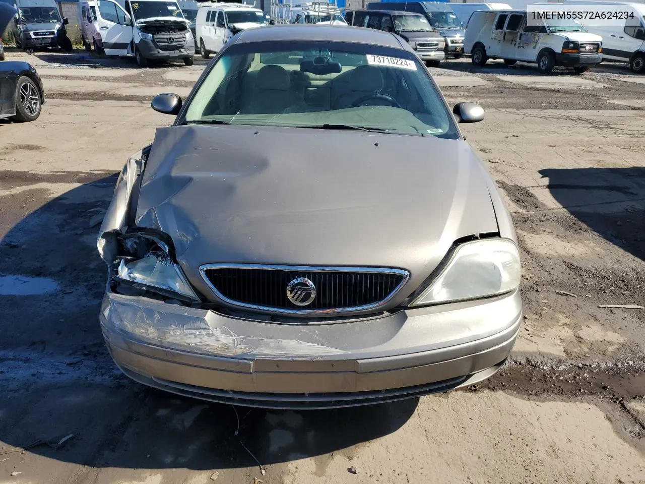 2002 Mercury Sable Ls Premium VIN: 1MEFM55S72A624234 Lot: 73710224