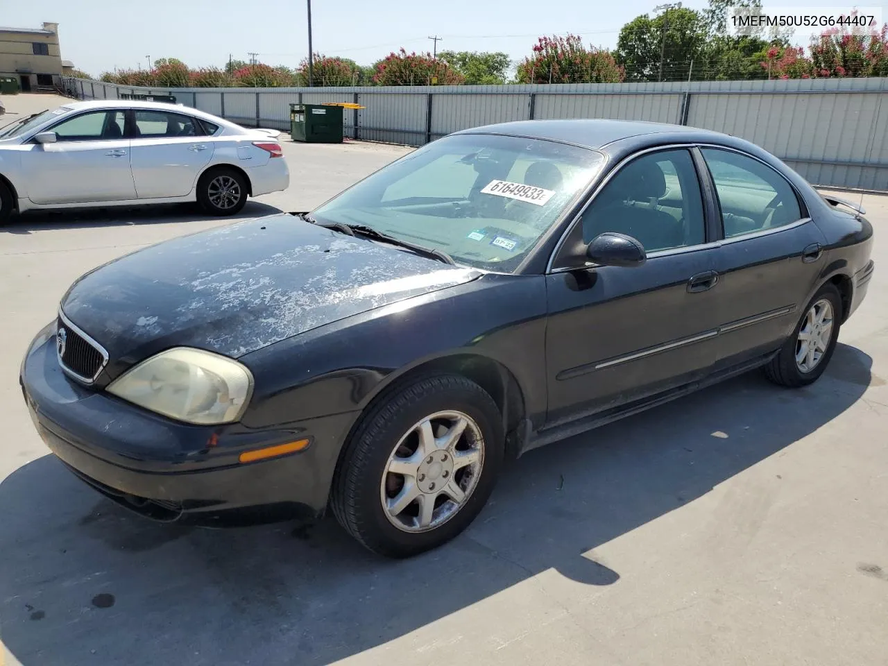 2002 Mercury Sable Gs VIN: 1MEFM50U52G644407 Lot: 74194374