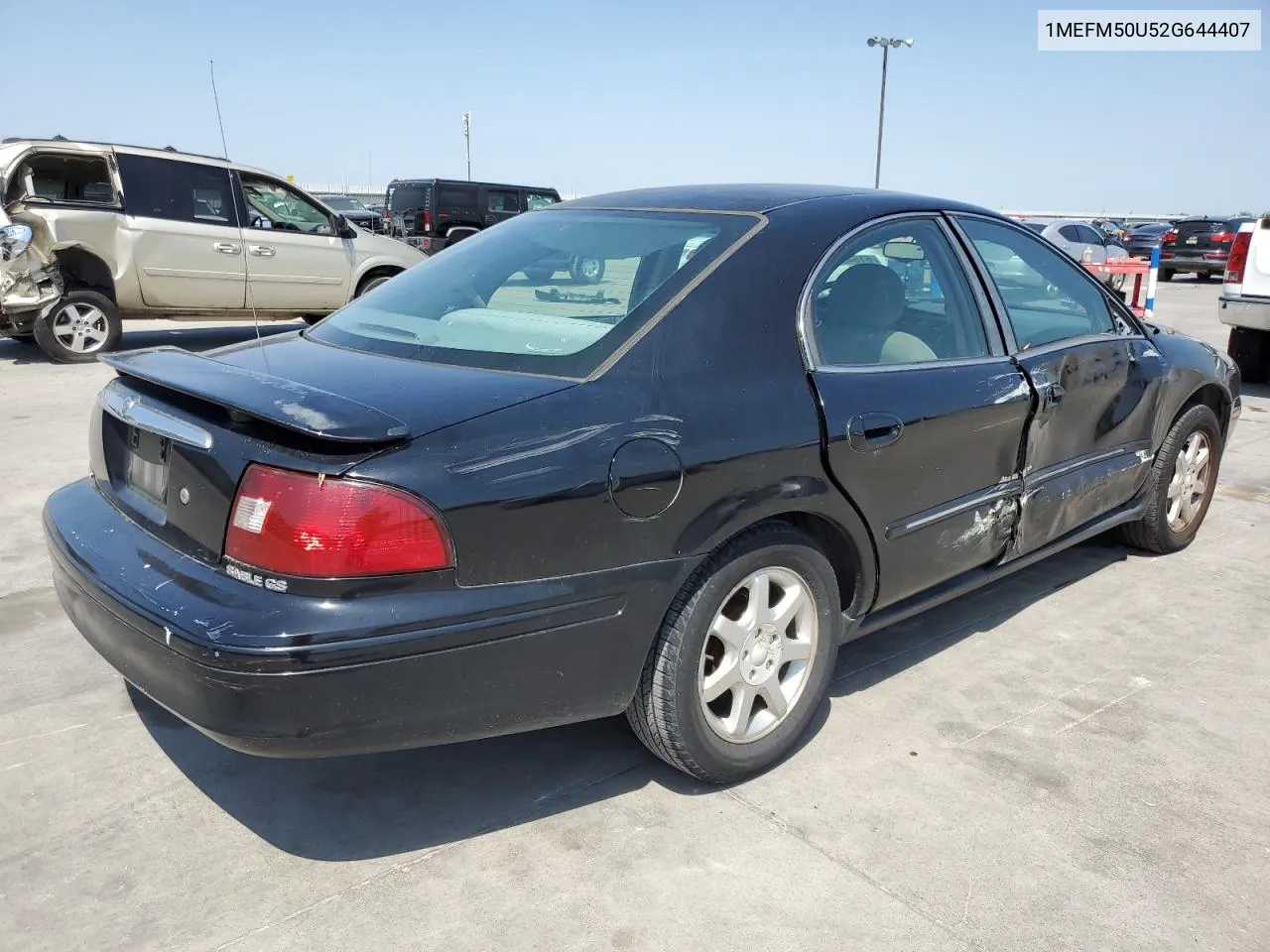 2002 Mercury Sable Gs VIN: 1MEFM50U52G644407 Lot: 74194374