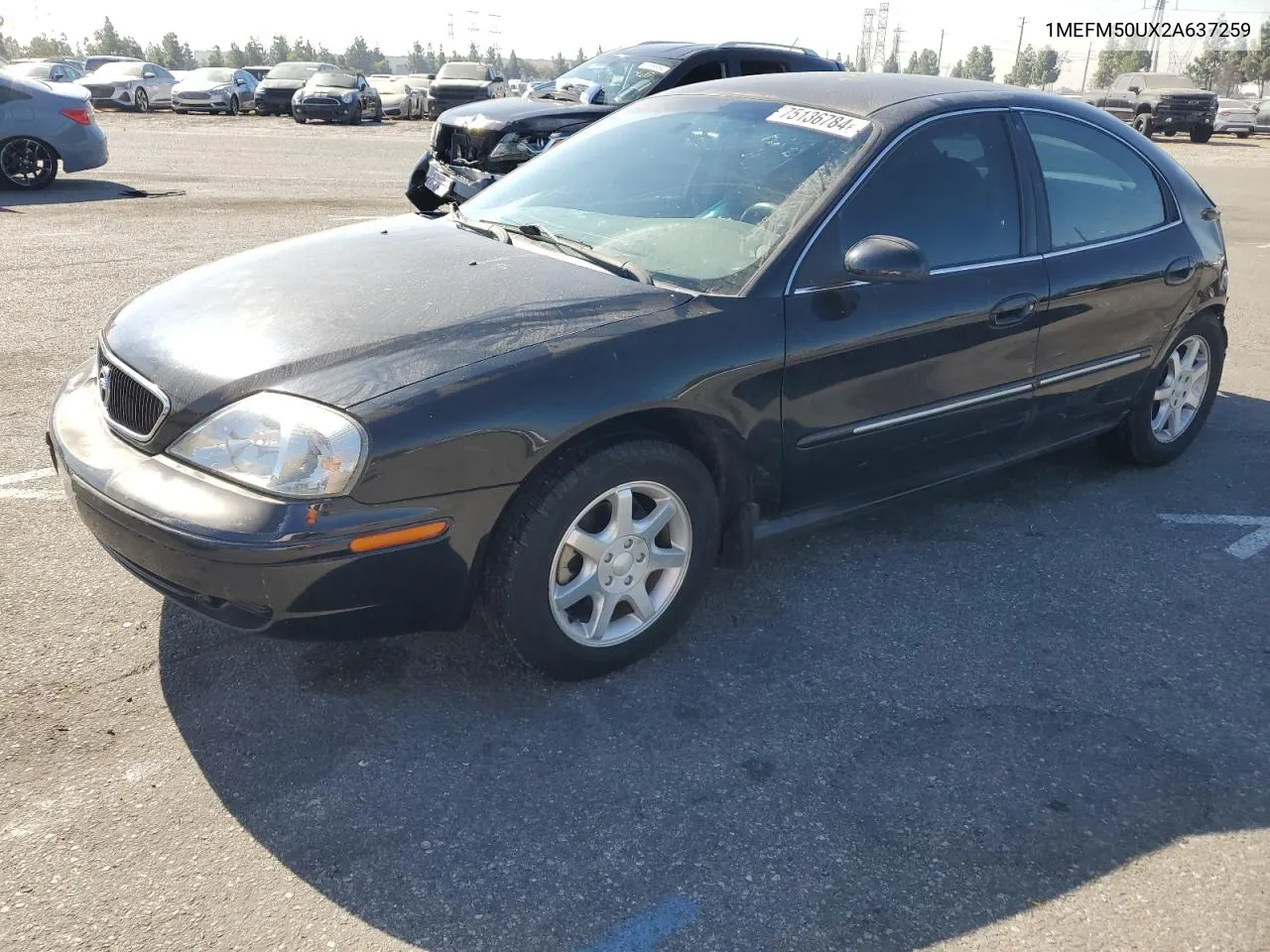 1MEFM50UX2A637259 2002 Mercury Sable Gs