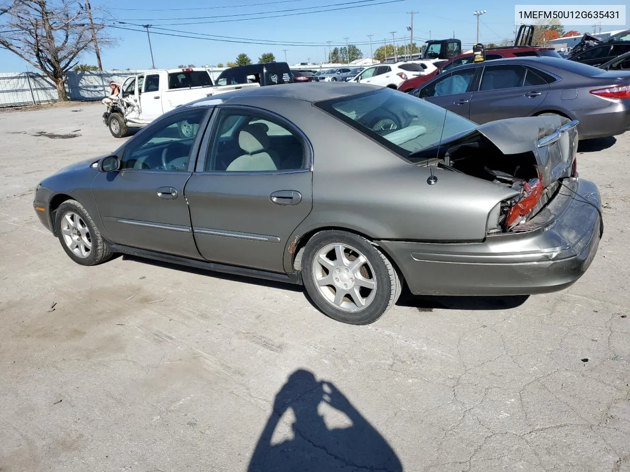 2002 Mercury Sable Gs VIN: 1MEFM50U12G635431 Lot: 76234164