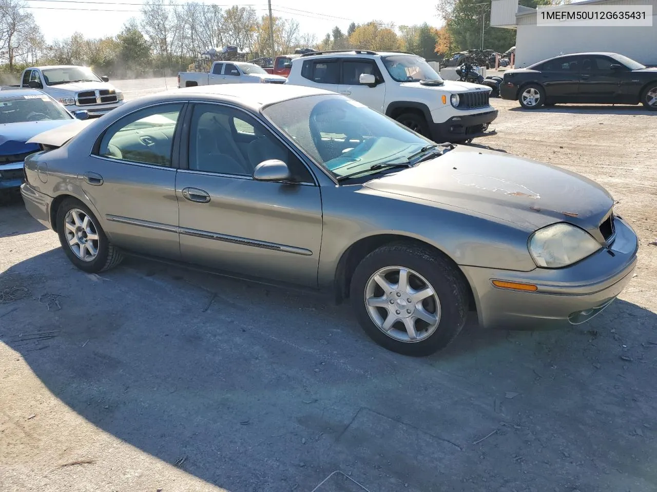 2002 Mercury Sable Gs VIN: 1MEFM50U12G635431 Lot: 76234164