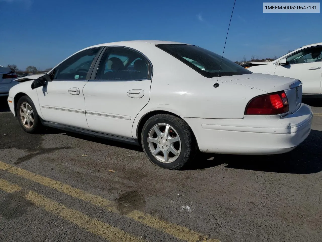 2002 Mercury Sable Gs VIN: 1MEFM50U52G647131 Lot: 78259534