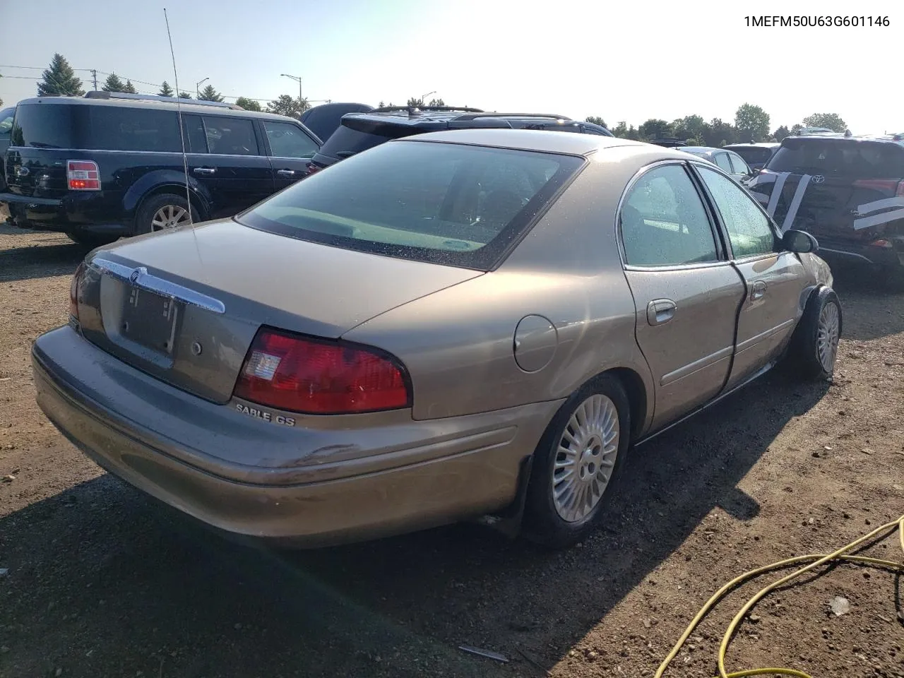 2003 Mercury Sable Gs VIN: 1MEFM50U63G601146 Lot: 54171284