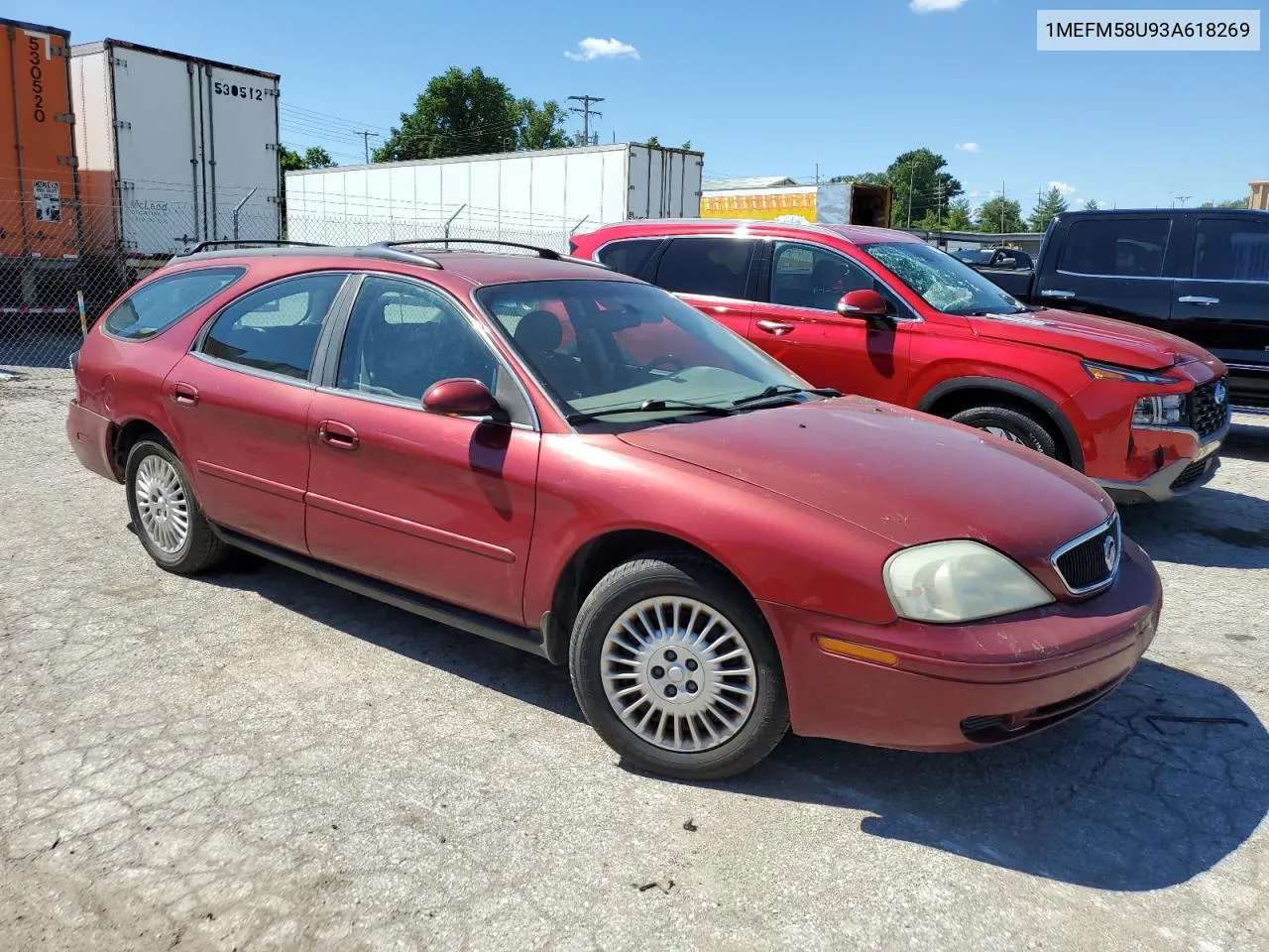 1MEFM58U93A618269 2003 Mercury Sable Gs