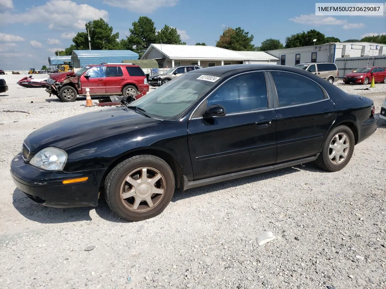 2003 Mercury Sable Gs VIN: 1MEFM50U23G629087 Lot: 62700924