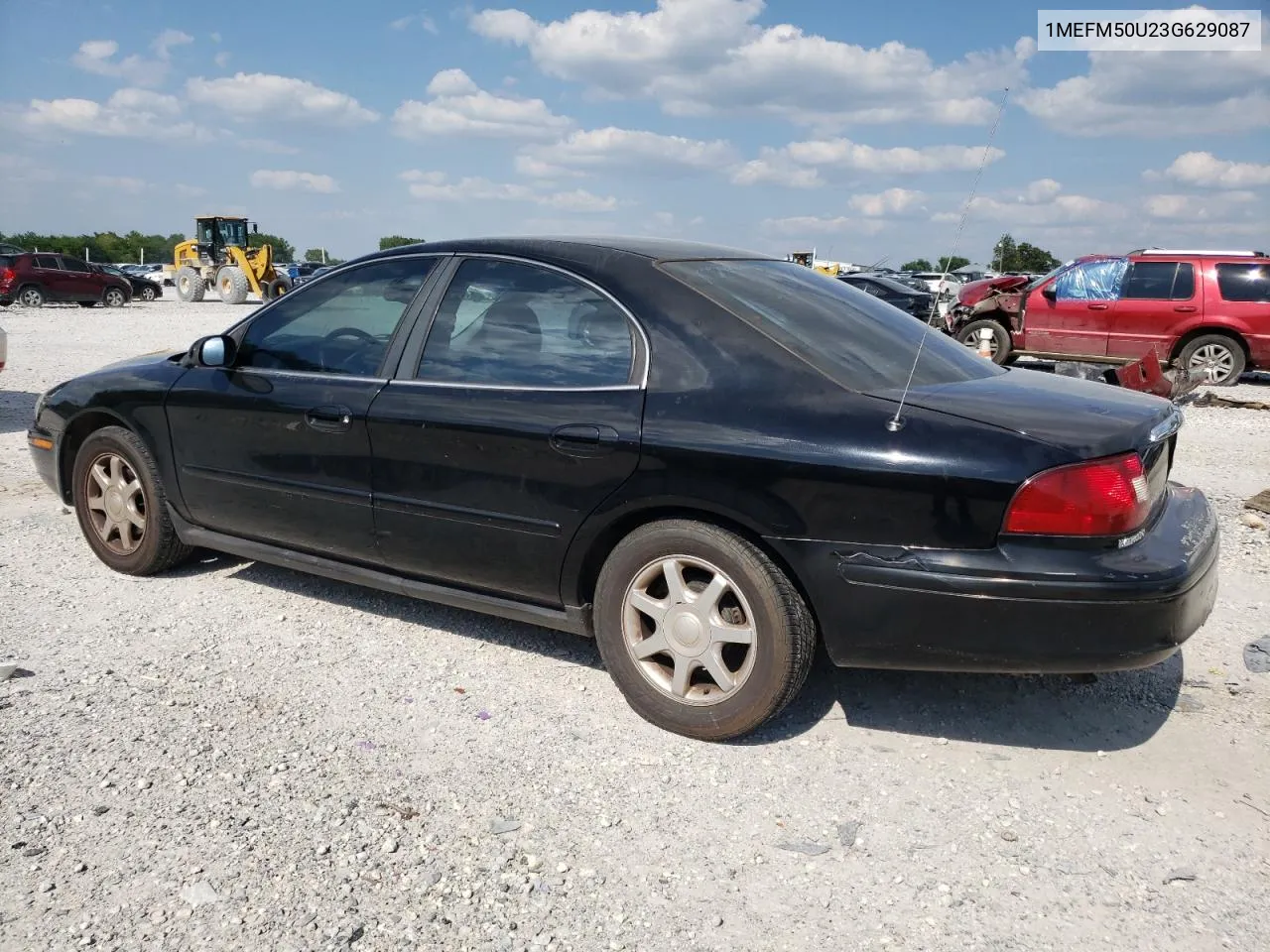 2003 Mercury Sable Gs VIN: 1MEFM50U23G629087 Lot: 62700924