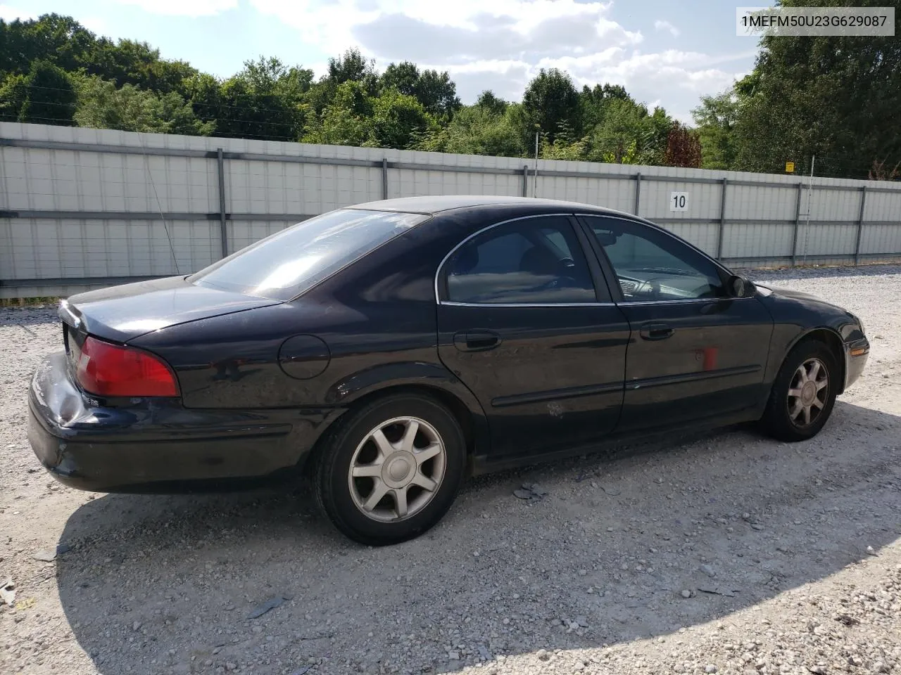 2003 Mercury Sable Gs VIN: 1MEFM50U23G629087 Lot: 62700924