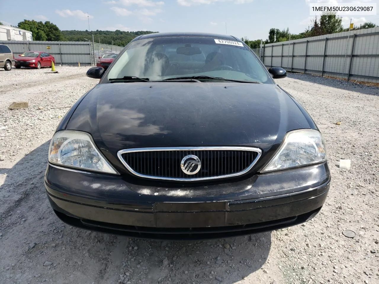 2003 Mercury Sable Gs VIN: 1MEFM50U23G629087 Lot: 62700924