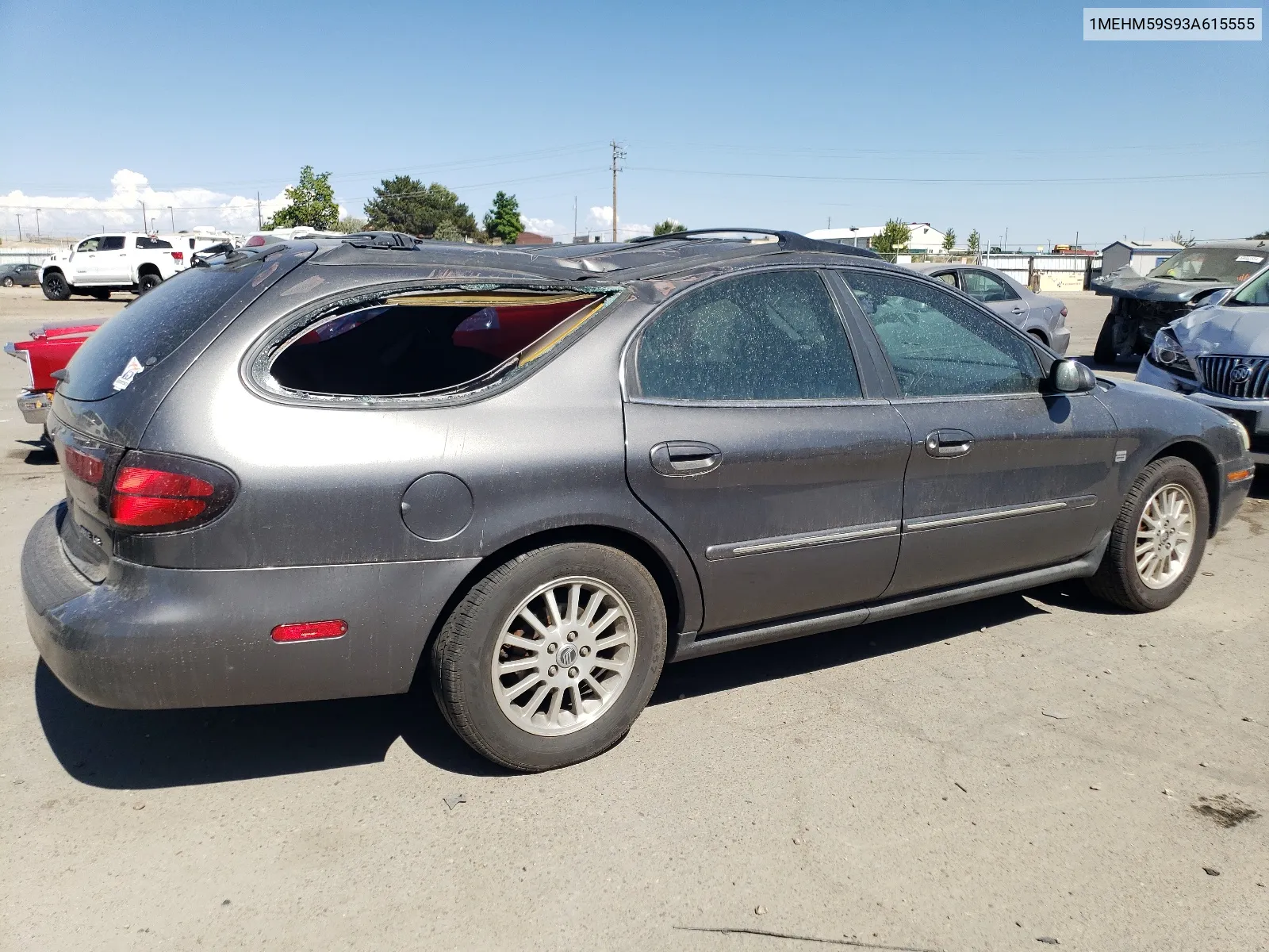 2003 Mercury Sable Ls Premium VIN: 1MEHM59S93A615555 Lot: 66683484