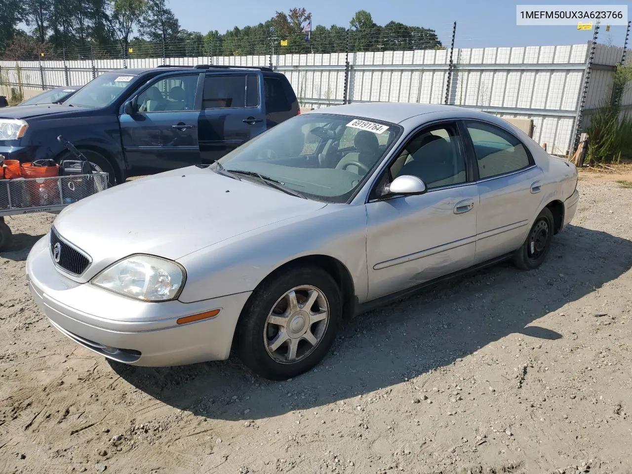 2003 Mercury Sable Gs VIN: 1MEFM50UX3A623766 Lot: 69191764