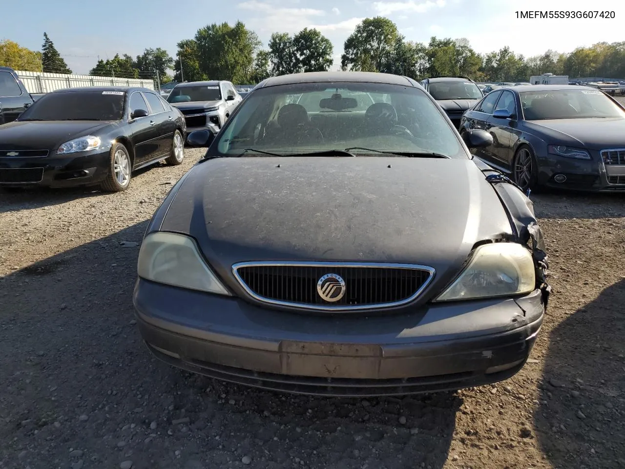 2003 Mercury Sable Ls Premium VIN: 1MEFM55S93G607420 Lot: 70706984