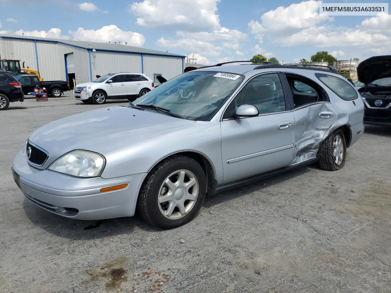 2003 Mercury Sable Gs VIN: 1MEFM58U53A633531 Lot: 71005984