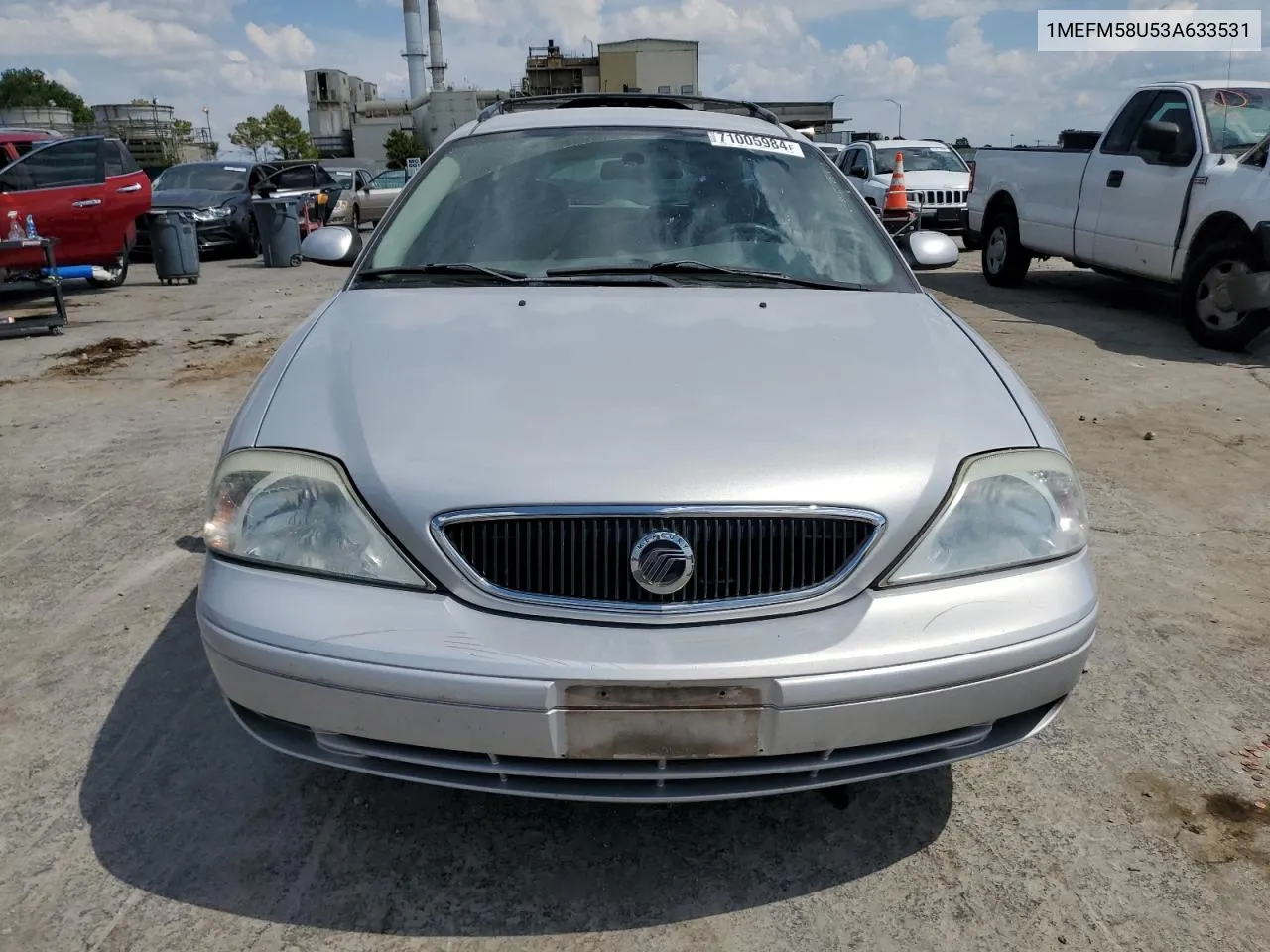 2003 Mercury Sable Gs VIN: 1MEFM58U53A633531 Lot: 71005984