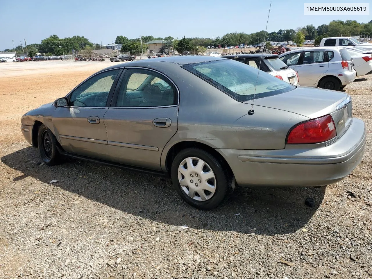 1MEFM50U03A606619 2003 Mercury Sable Gs