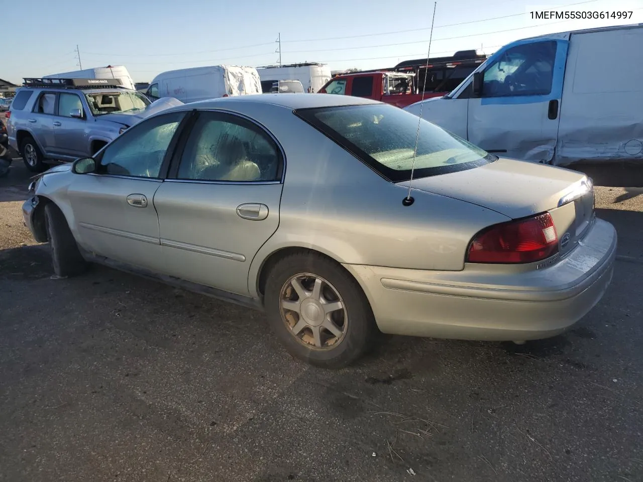 2003 Mercury Sable Ls Premium VIN: 1MEFM55S03G614997 Lot: 72393604