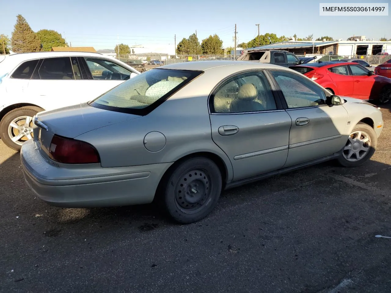 2003 Mercury Sable Ls Premium VIN: 1MEFM55S03G614997 Lot: 72393604