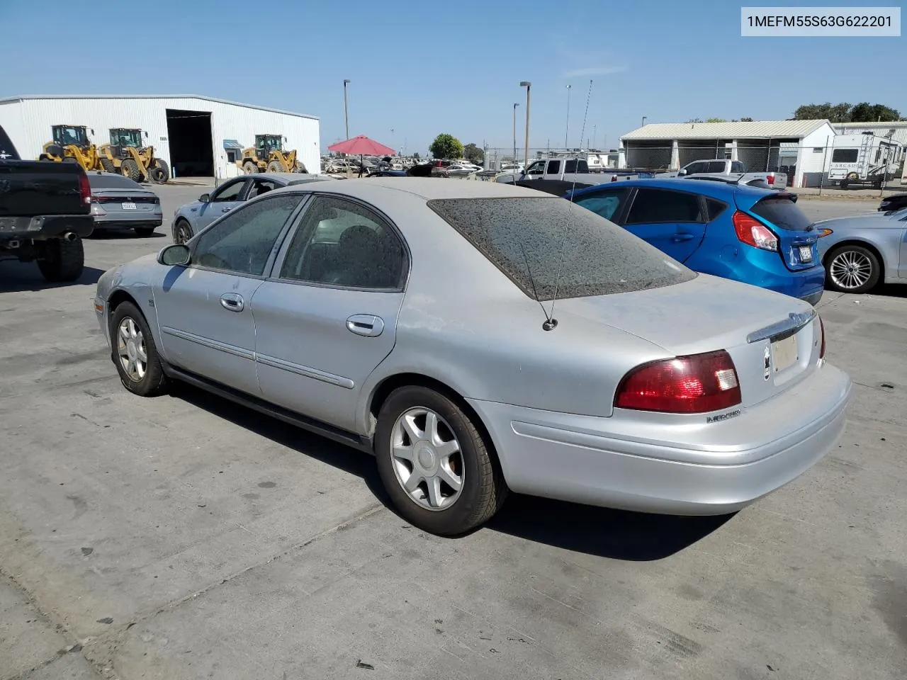 2003 Mercury Sable Ls Premium VIN: 1MEFM55S63G622201 Lot: 72702114