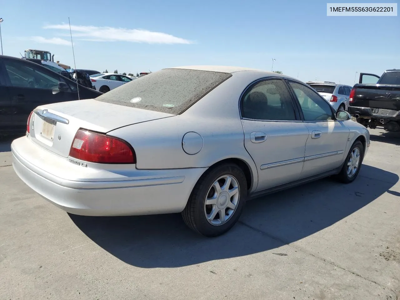 2003 Mercury Sable Ls Premium VIN: 1MEFM55S63G622201 Lot: 72702114