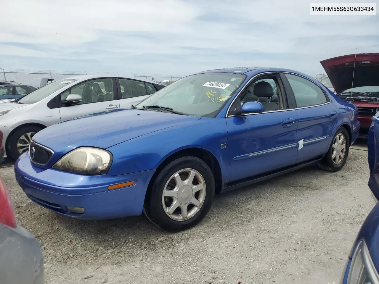 2003 Mercury Sable Ls Premium VIN: 1MEHM55S63G633434 Lot: 74960834