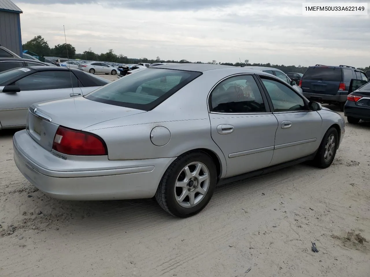 2003 Mercury Sable Gs VIN: 1MEFM50U33A622149 Lot: 75283504