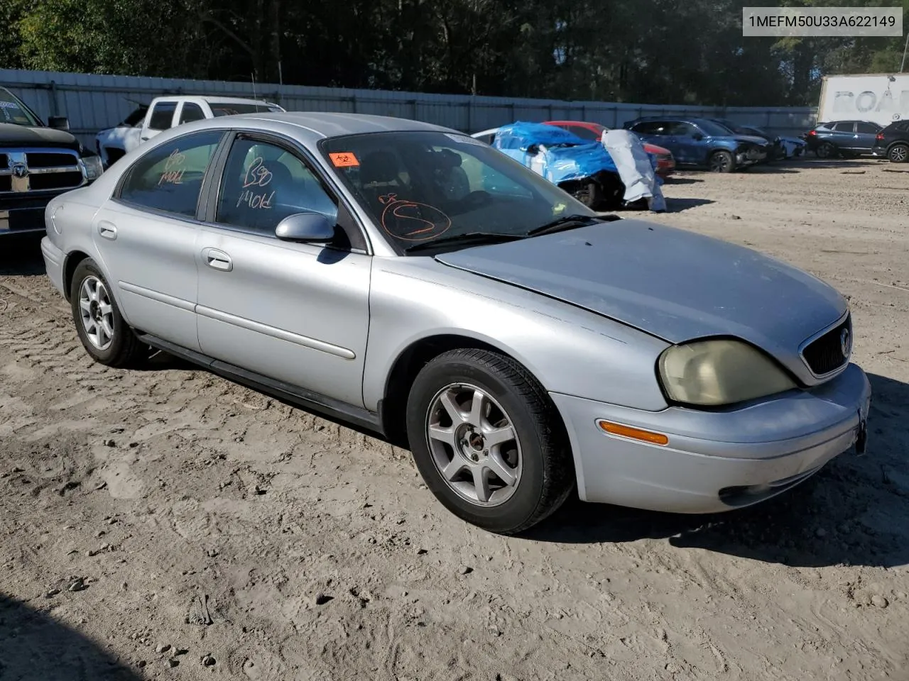 2003 Mercury Sable Gs VIN: 1MEFM50U33A622149 Lot: 75283504