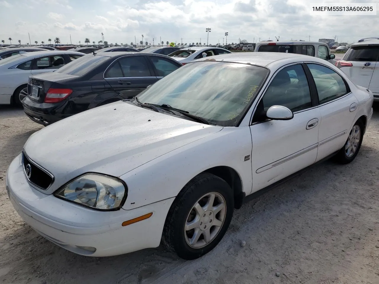 2003 Mercury Sable Ls Premium VIN: 1MEFM55S13A606295 Lot: 76189114