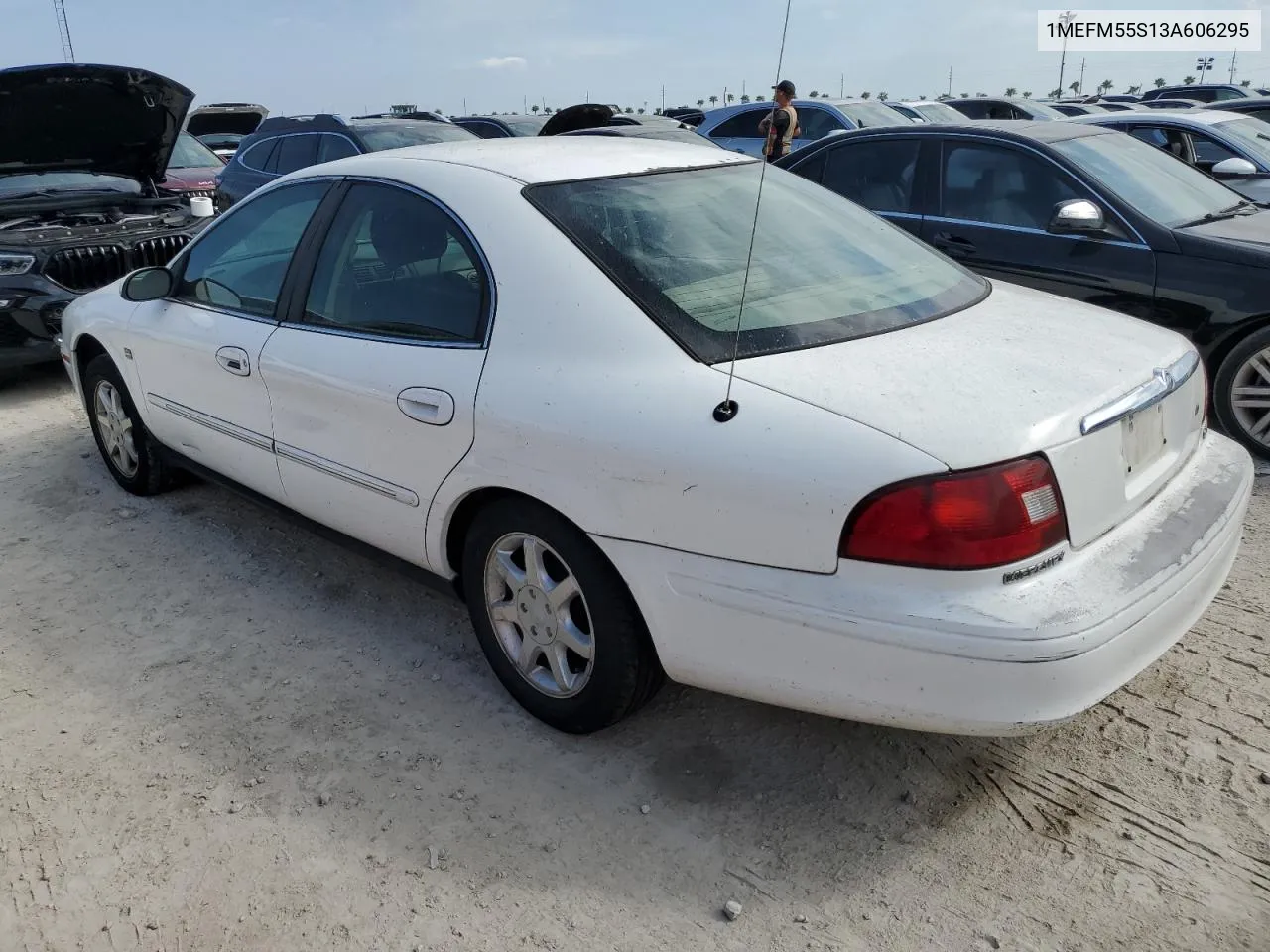 2003 Mercury Sable Ls Premium VIN: 1MEFM55S13A606295 Lot: 76189114