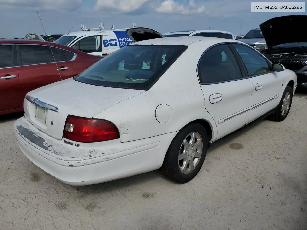 2003 Mercury Sable Ls Premium VIN: 1MEFM55S13A606295 Lot: 76189114