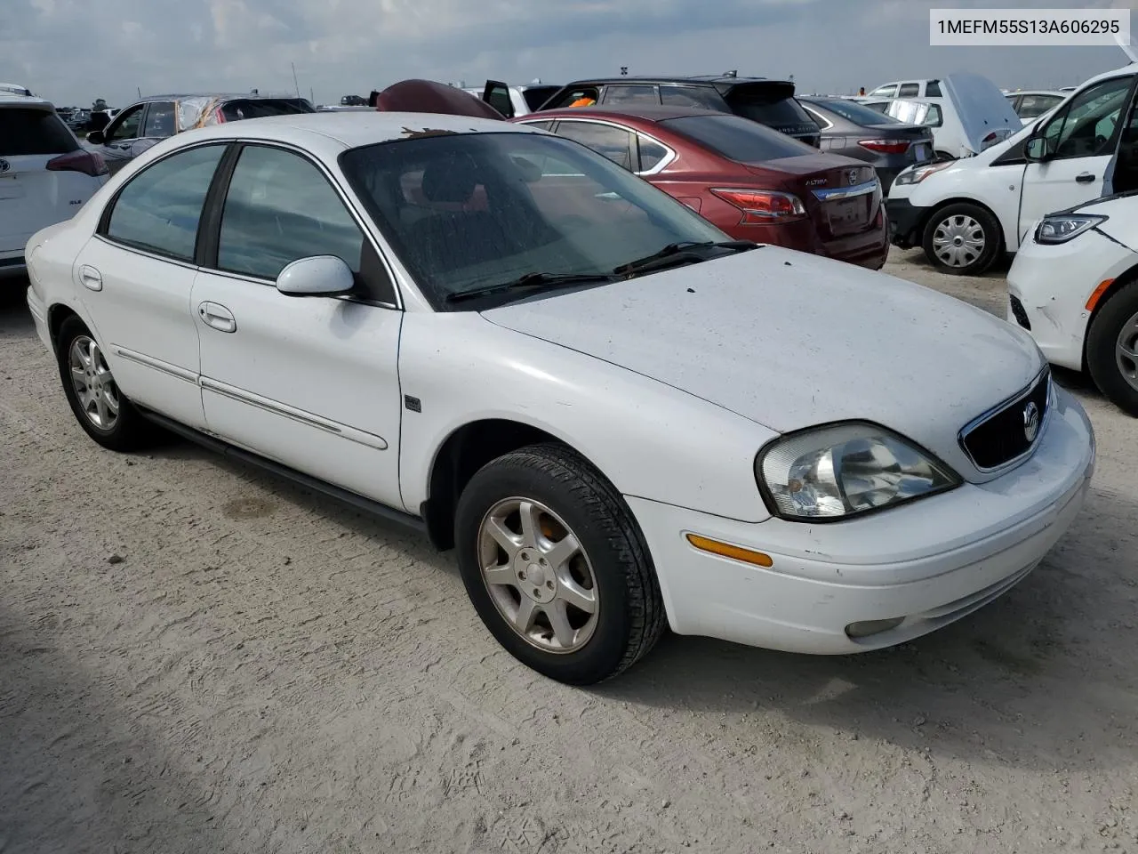 2003 Mercury Sable Ls Premium VIN: 1MEFM55S13A606295 Lot: 76189114