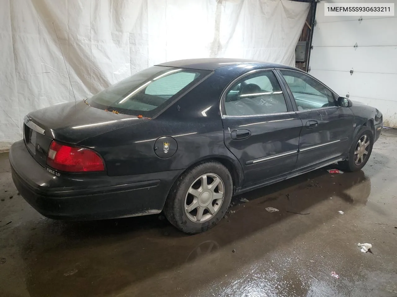 2003 Mercury Sable Ls Premium VIN: 1MEFM55S93G633211 Lot: 77761774