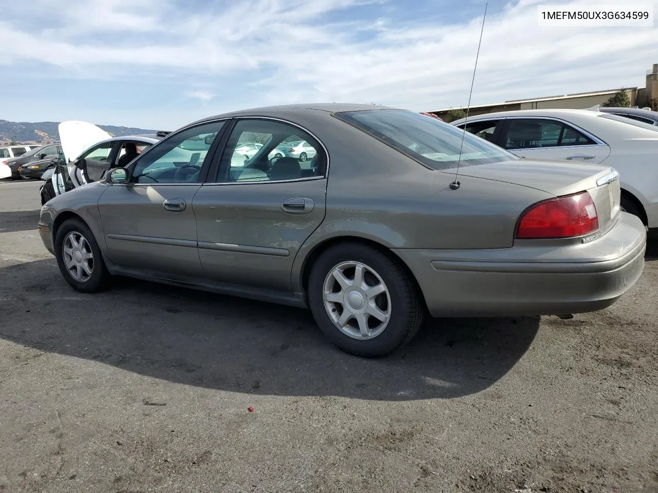 2003 Mercury Sable Gs VIN: 1MEFM50UX3G634599 Lot: 79214634