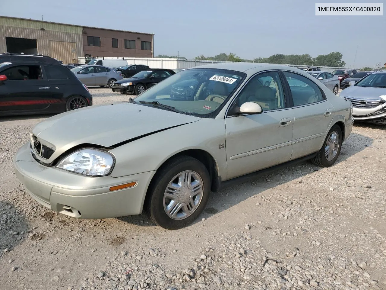 2004 Mercury Sable Ls Premium VIN: 1MEFM55SX4G600820 Lot: 63798844