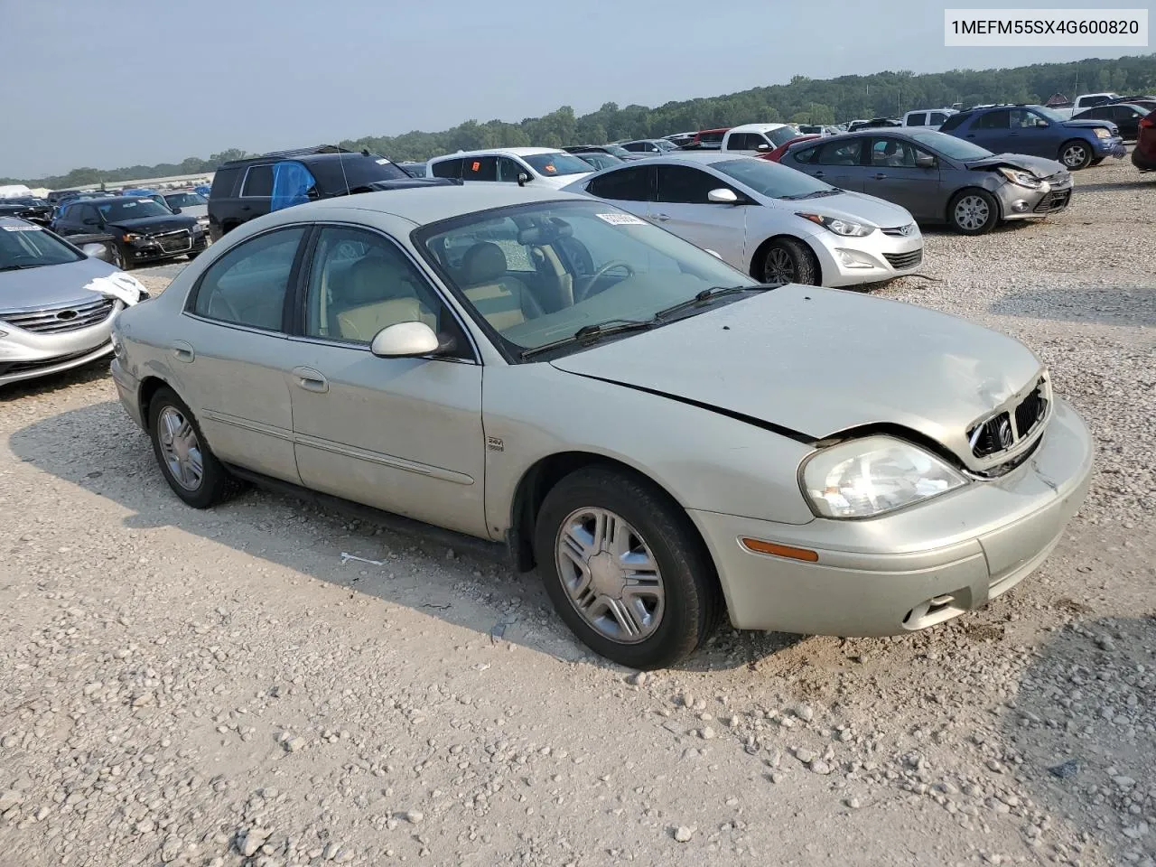 2004 Mercury Sable Ls Premium VIN: 1MEFM55SX4G600820 Lot: 63798844