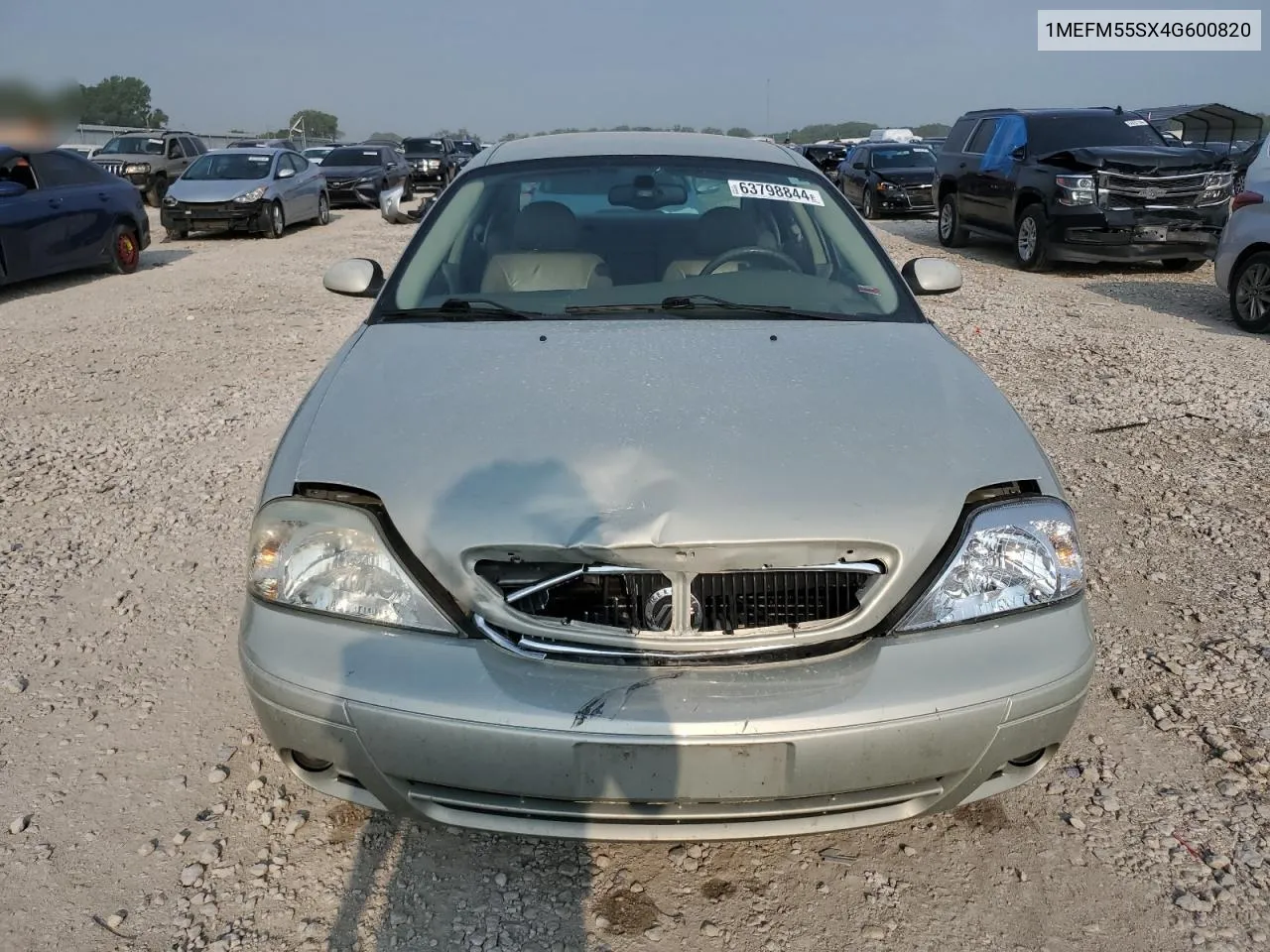 2004 Mercury Sable Ls Premium VIN: 1MEFM55SX4G600820 Lot: 63798844